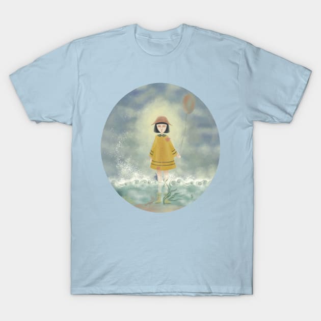 Girl and the Sea T-Shirt by Woojah_art